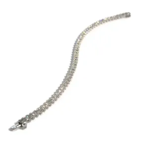 AFJ Diamond Collection - Asscher-cut Diamond Tennis Bracelet, 18k White Gold