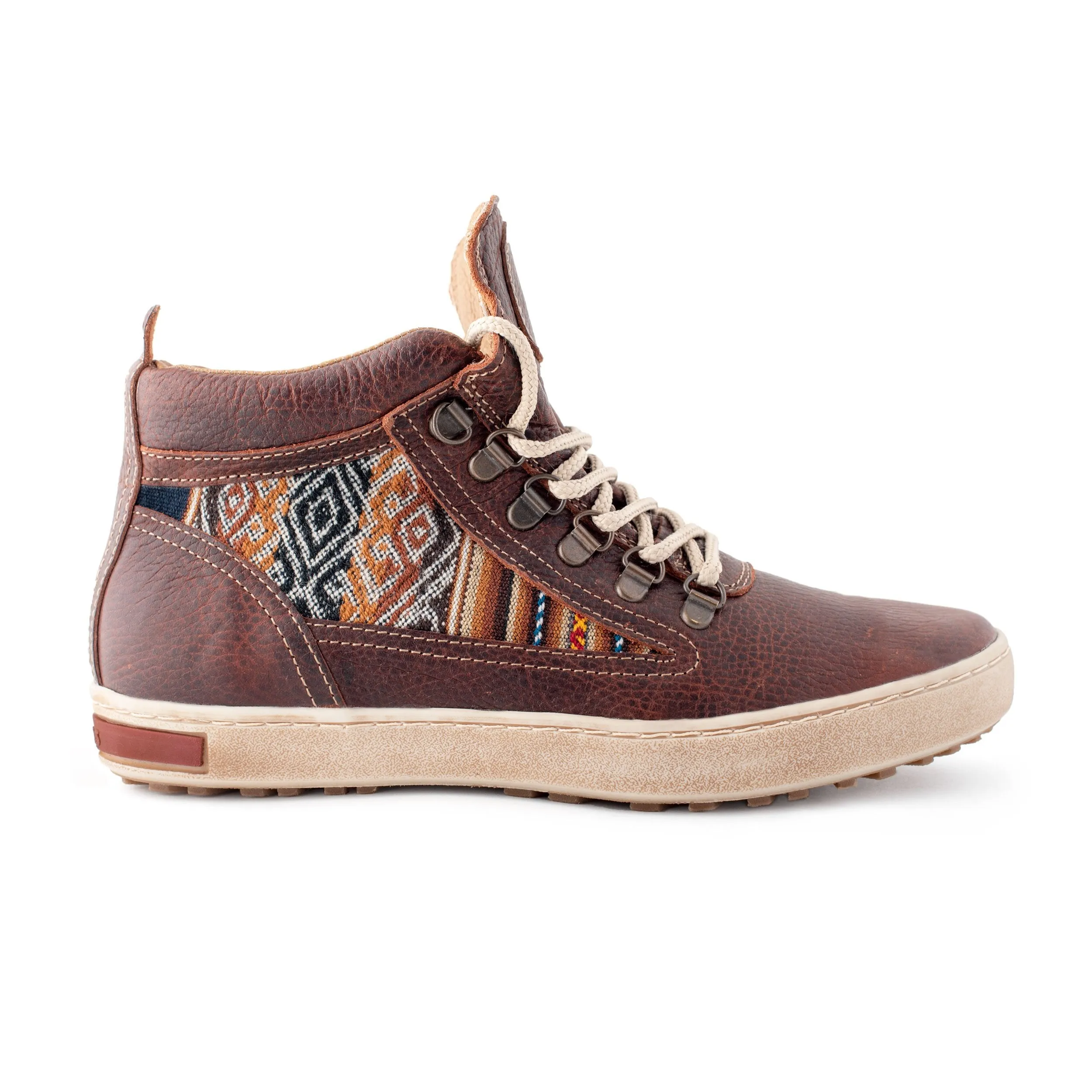 Brown Leather Camping Boot