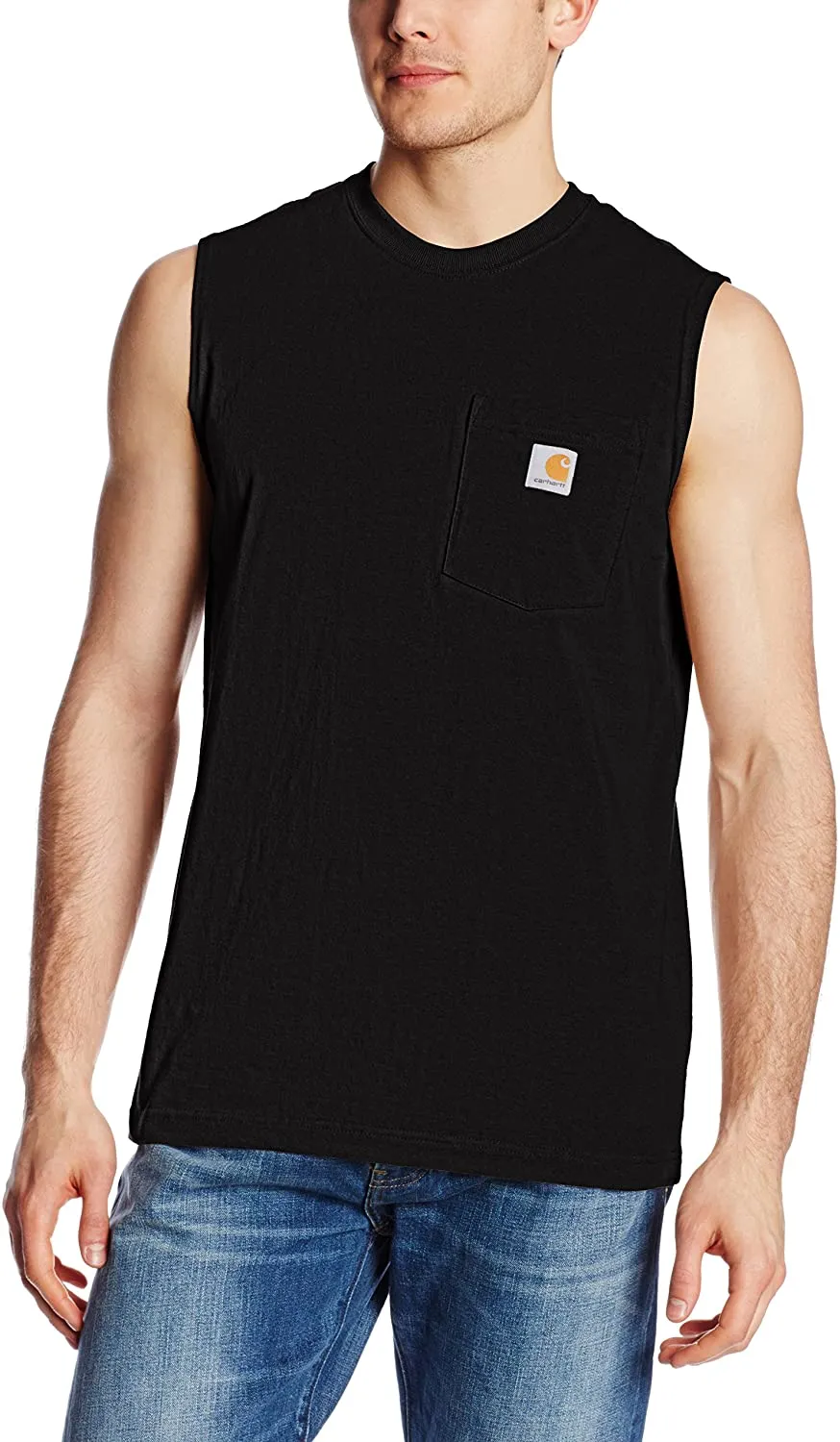 Carhartt Men's Workwear Pocket Sleeveless Midweight T-Shirt