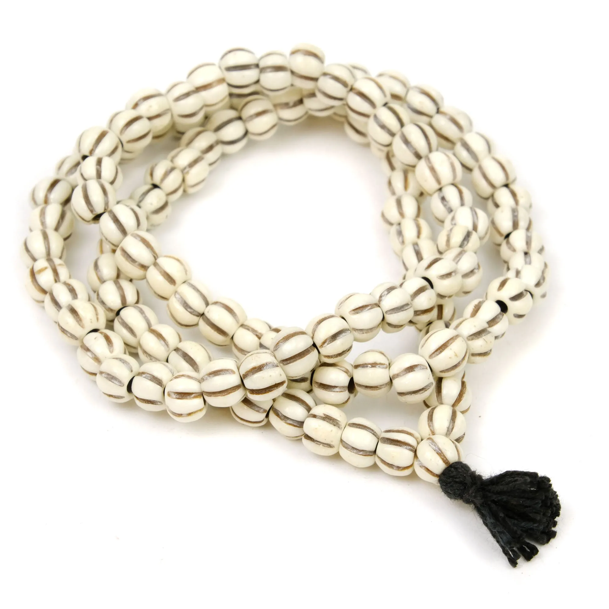 Carved Bone Mala