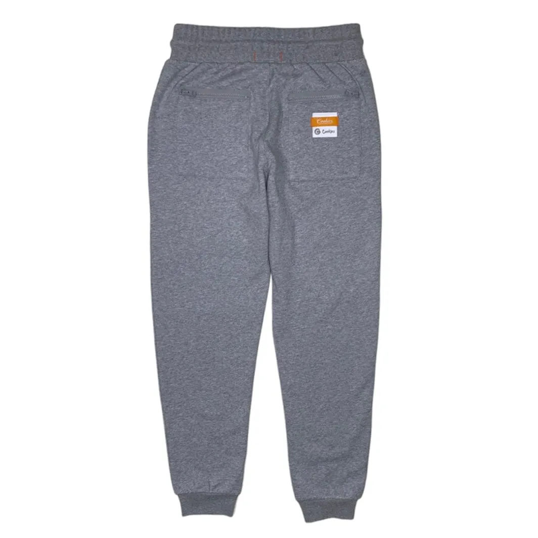 Cookies Pack Talk Fleece Paneled Sweatpant (Heather Grey) 1564B6626