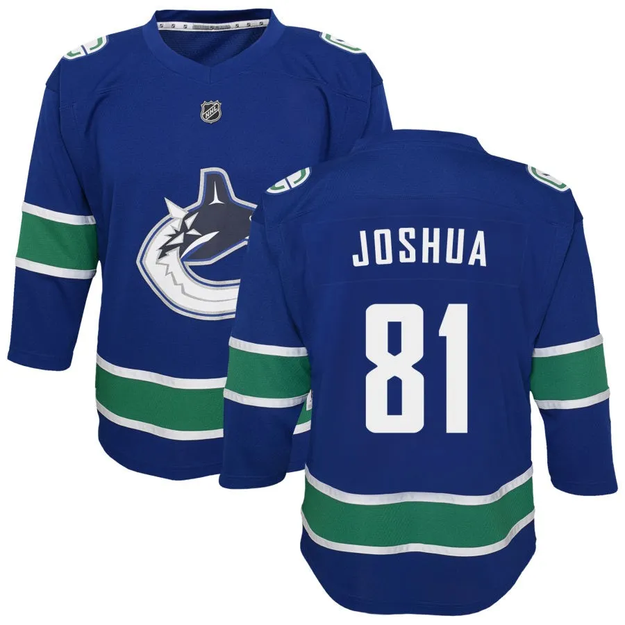 Dakota Joshua Vancouver Canucks Youth Replica Jersey - Blue