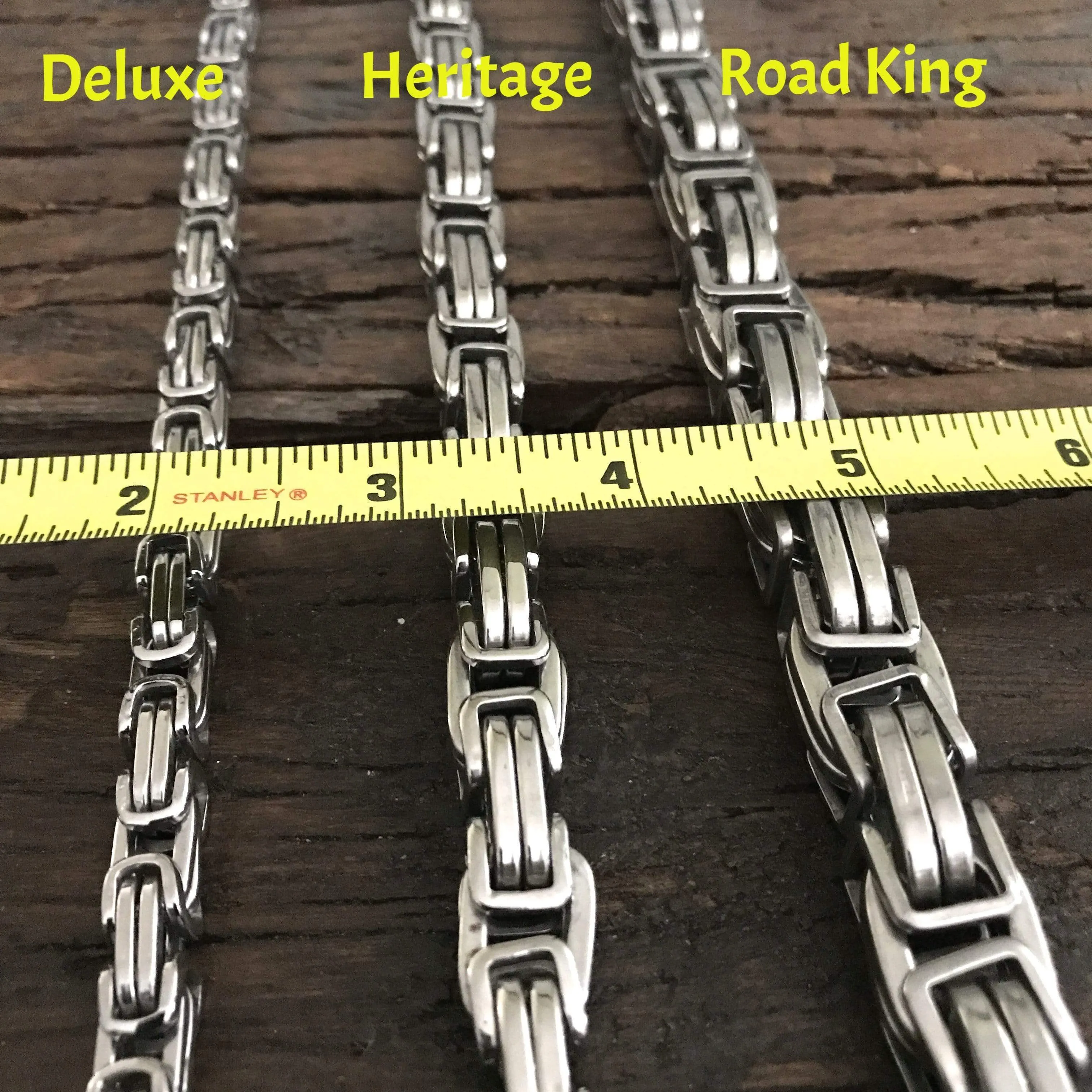 Daytona - Gold & Silver - Wallet Chain Heritage - 1/2 inch wide