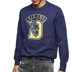 Diesel S-GIR-B1 Tiger Sweat Shirt - Navy