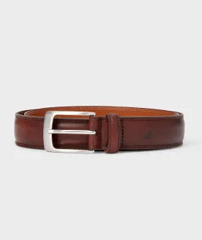 Double Stitch Leather Belt