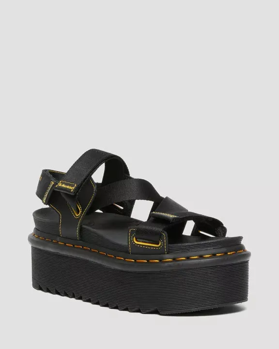 Dr Martens - Women's Kimber Black Hydro Platform Sandals 27351001