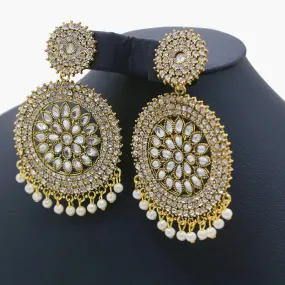 Ear Jhumki - White