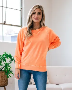 Girlfriend Crewneck Sweatshirt - Light Orange