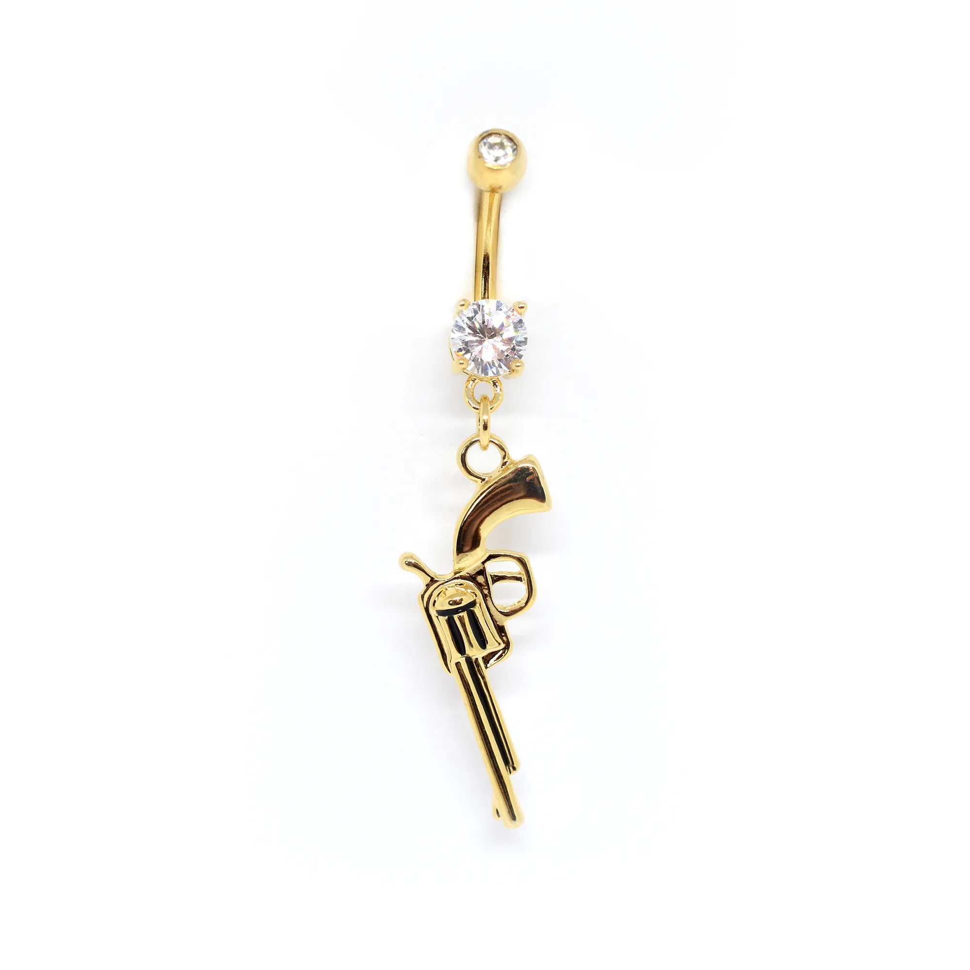 Gun Belly Ring