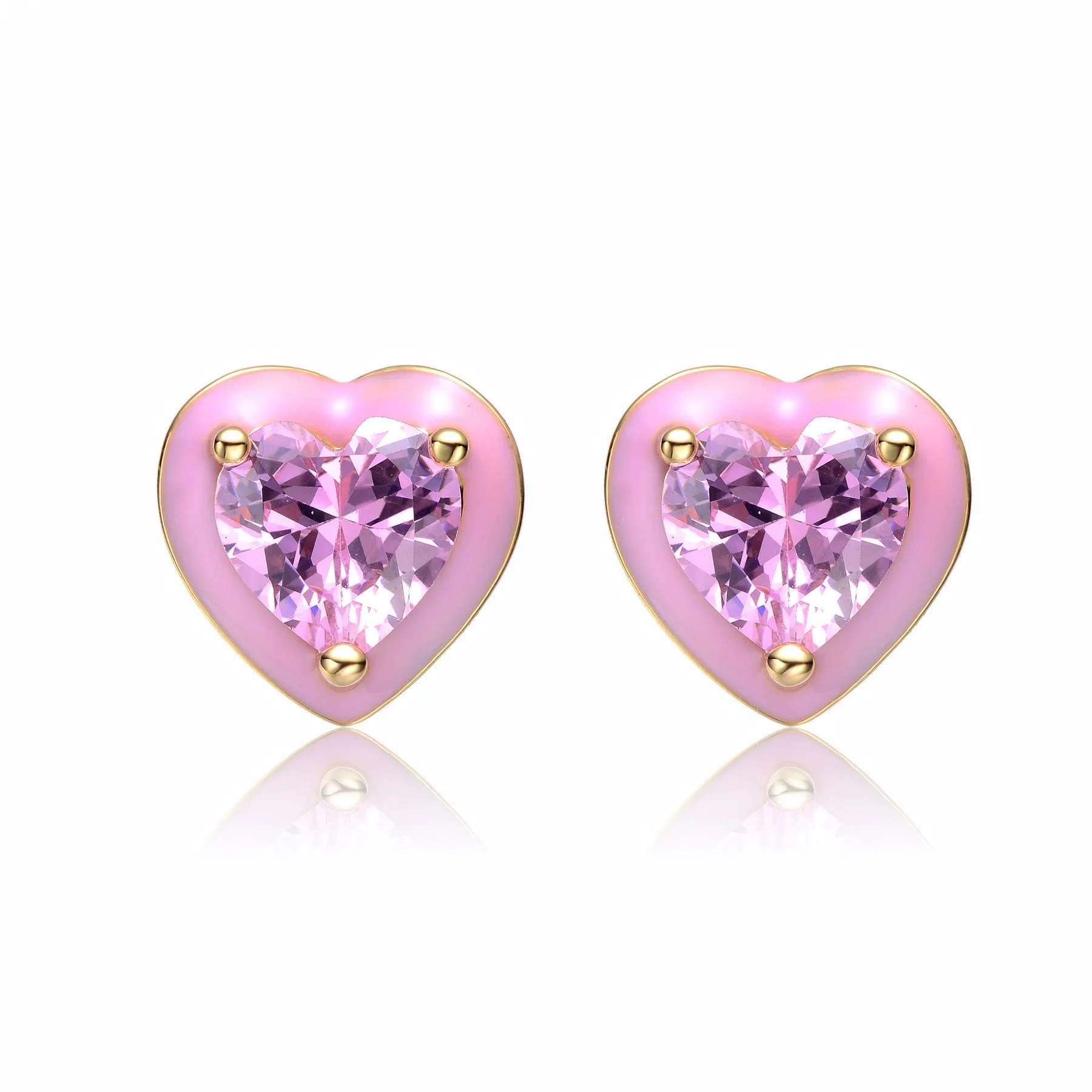 Heart Stud Earrings