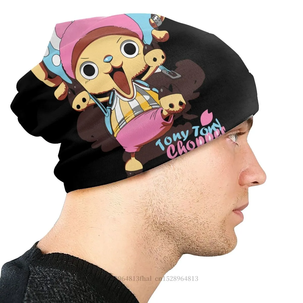 Kawaii One Piece Bonnet Hats Tony Tony Chopper Candy Lover Hito Hito No Mi Street Skullies Beanies