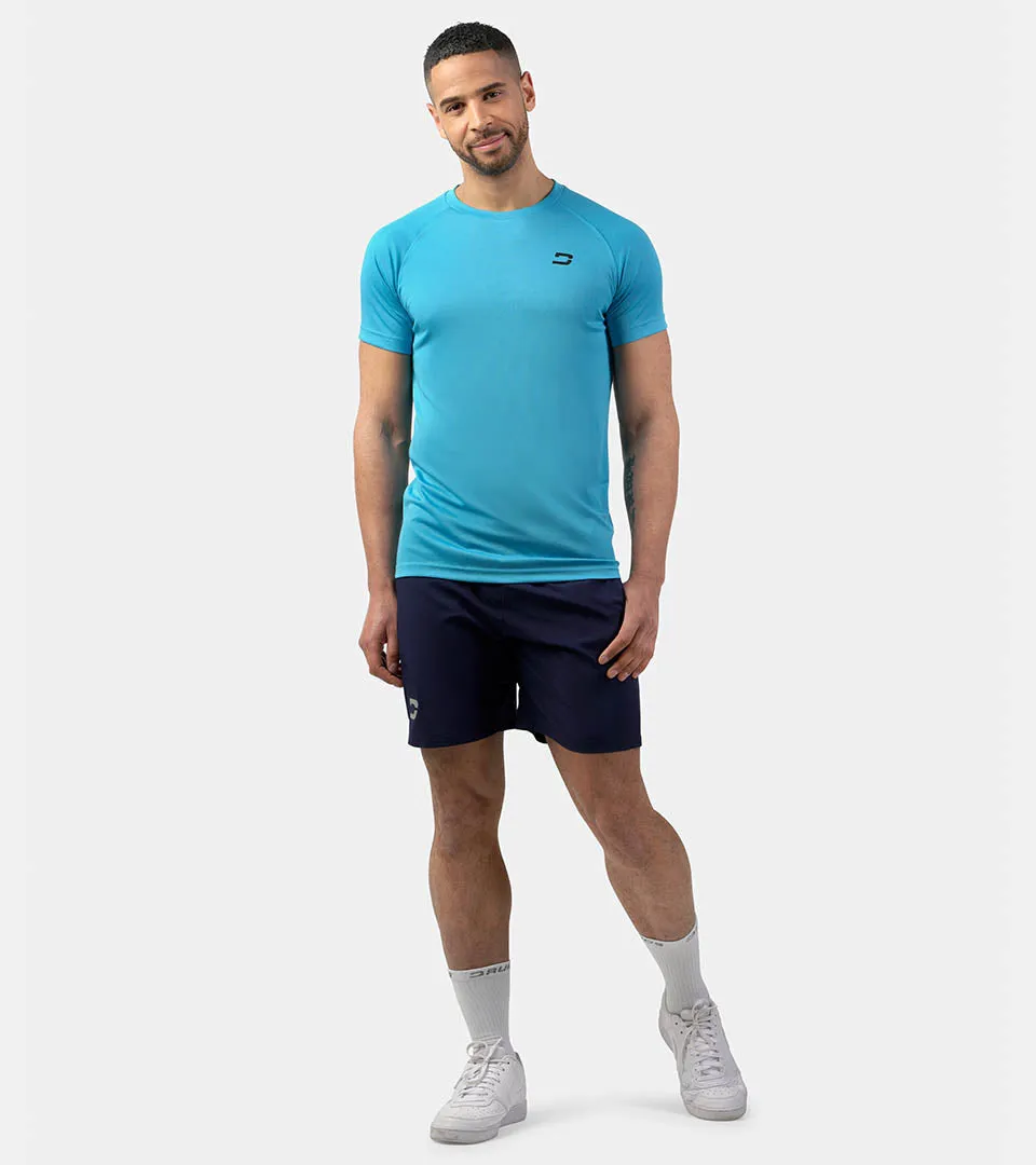 MEN'S TRAINING T-SHIRT - SAPPHIRE