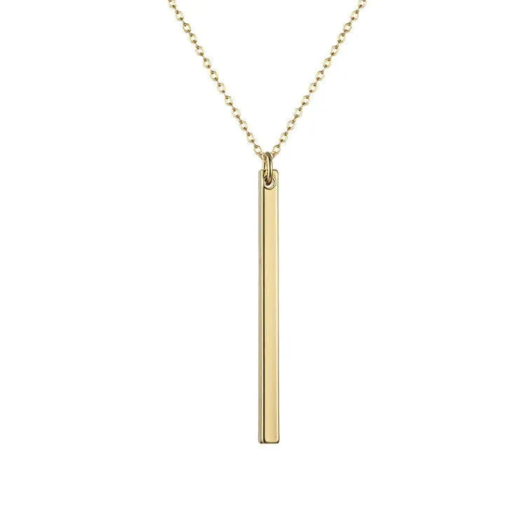 Minimalist Bar Necklace