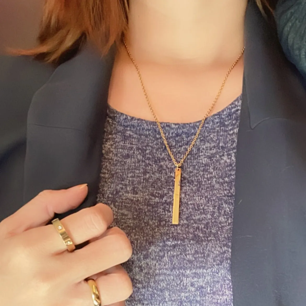 Minimalist Bar Necklace