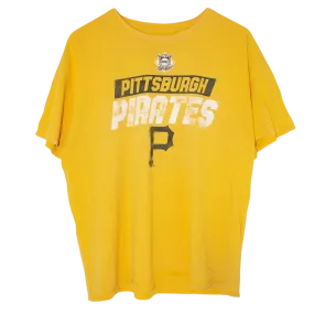 MLB Pittsburgh Pirates Printed T-Shirt Yellow (XL)