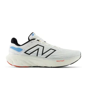 New Balance Fresh Foam X 1080 v13 Wide (Mens) -White with black and coastal blue