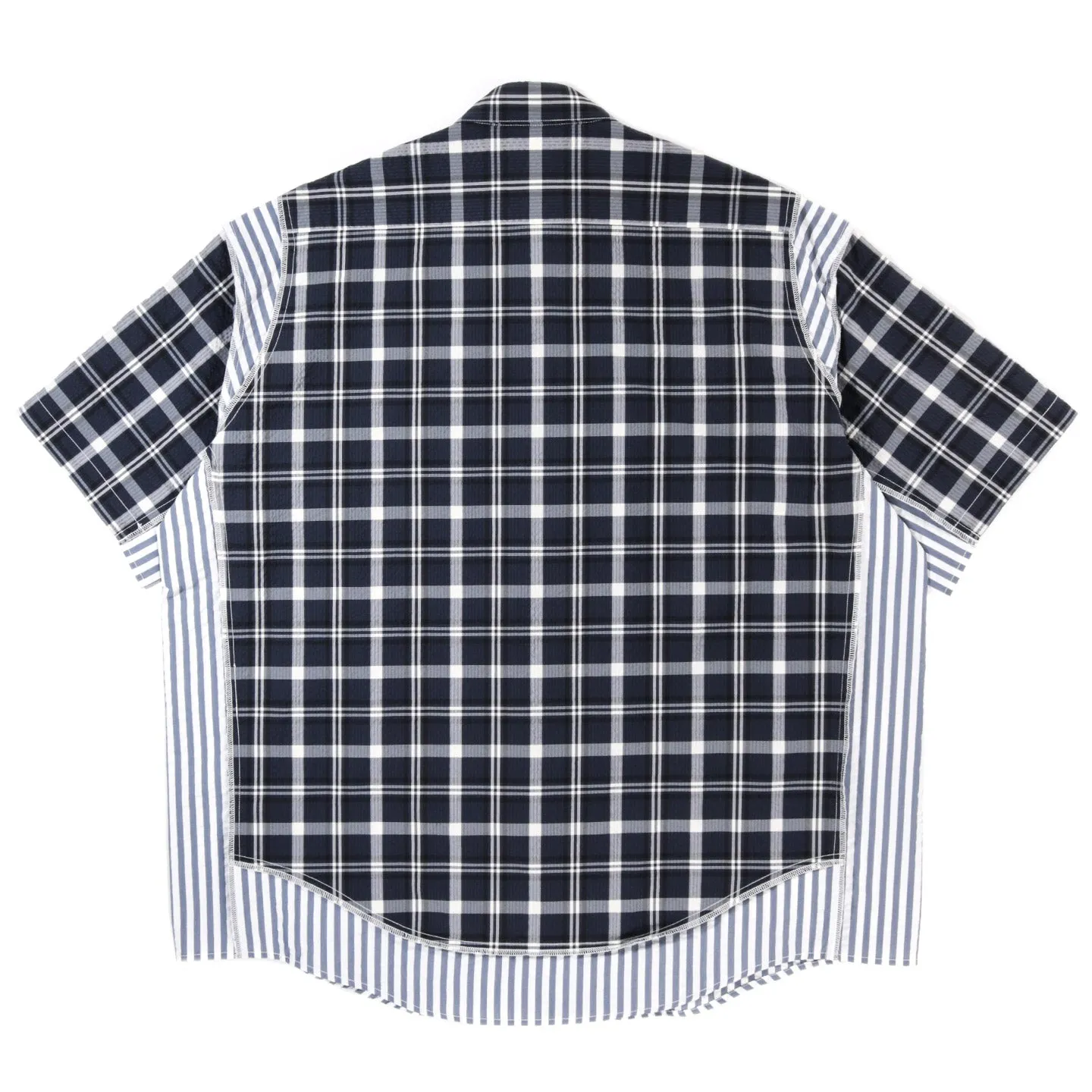 N.HOOLYWOOD 2241-SH53 SHORTSLEEVE SHIRT NAVY CHECK MIX