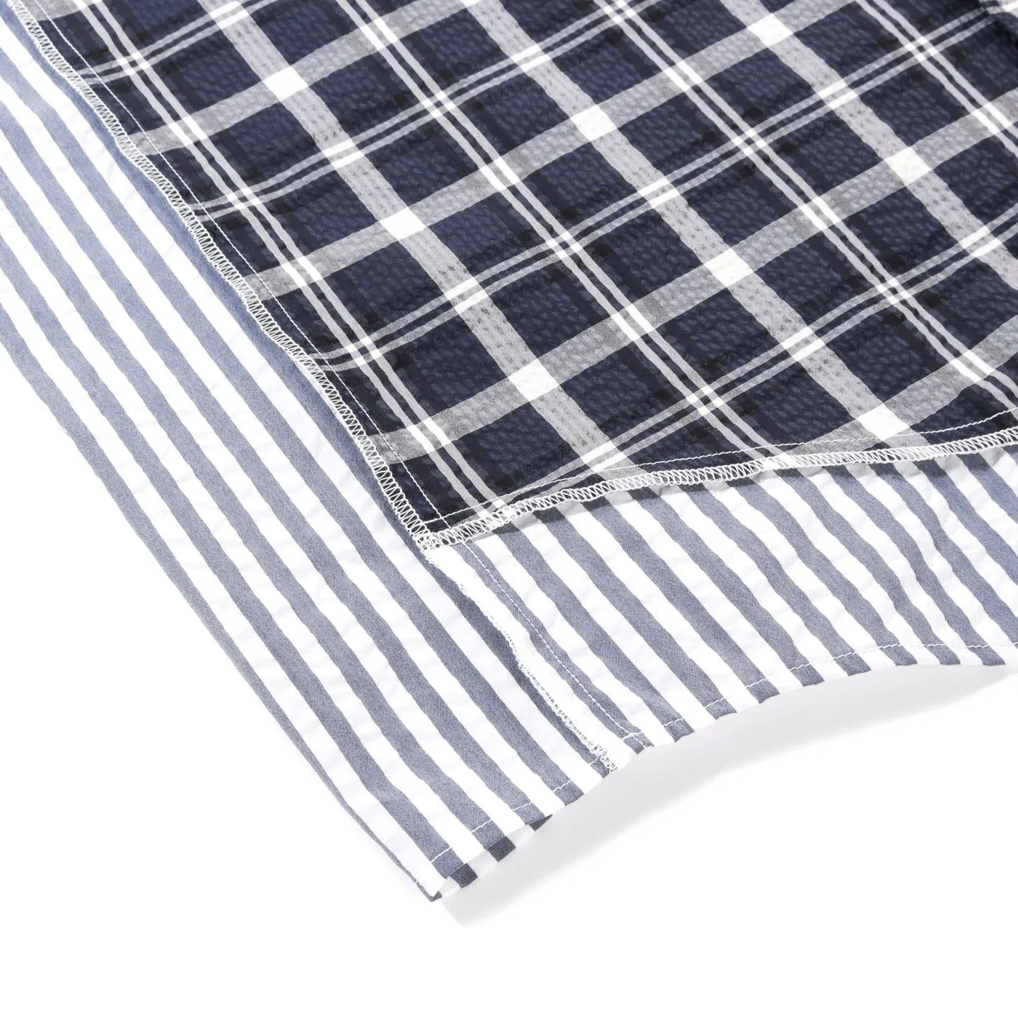 N.HOOLYWOOD 2241-SH53 SHORTSLEEVE SHIRT NAVY CHECK MIX