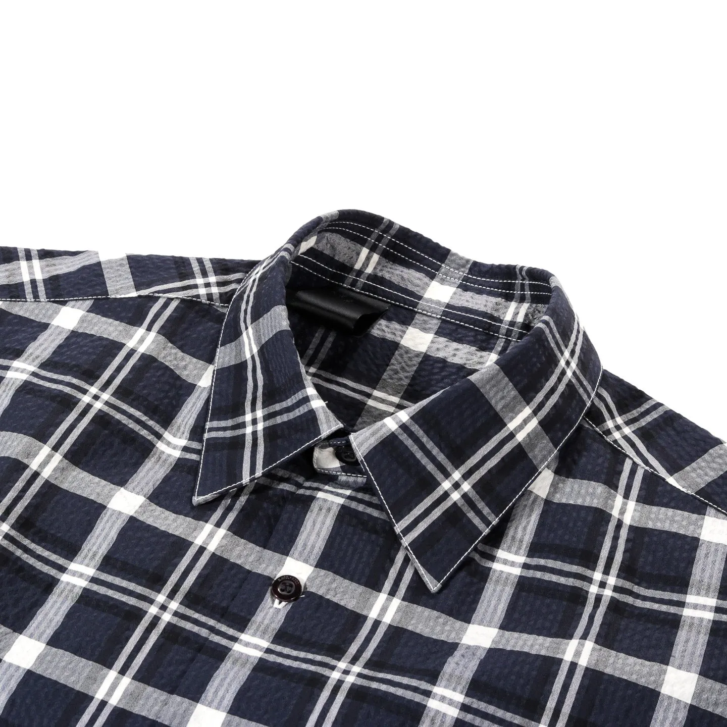 N.HOOLYWOOD 2241-SH53 SHORTSLEEVE SHIRT NAVY CHECK MIX