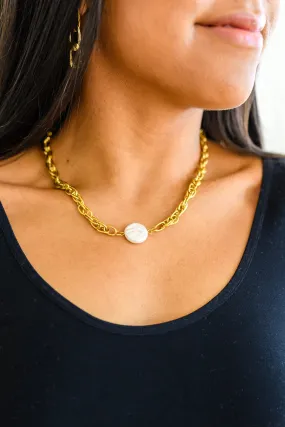 Ocean's Gold Shell Pendant Necklace - 4/18