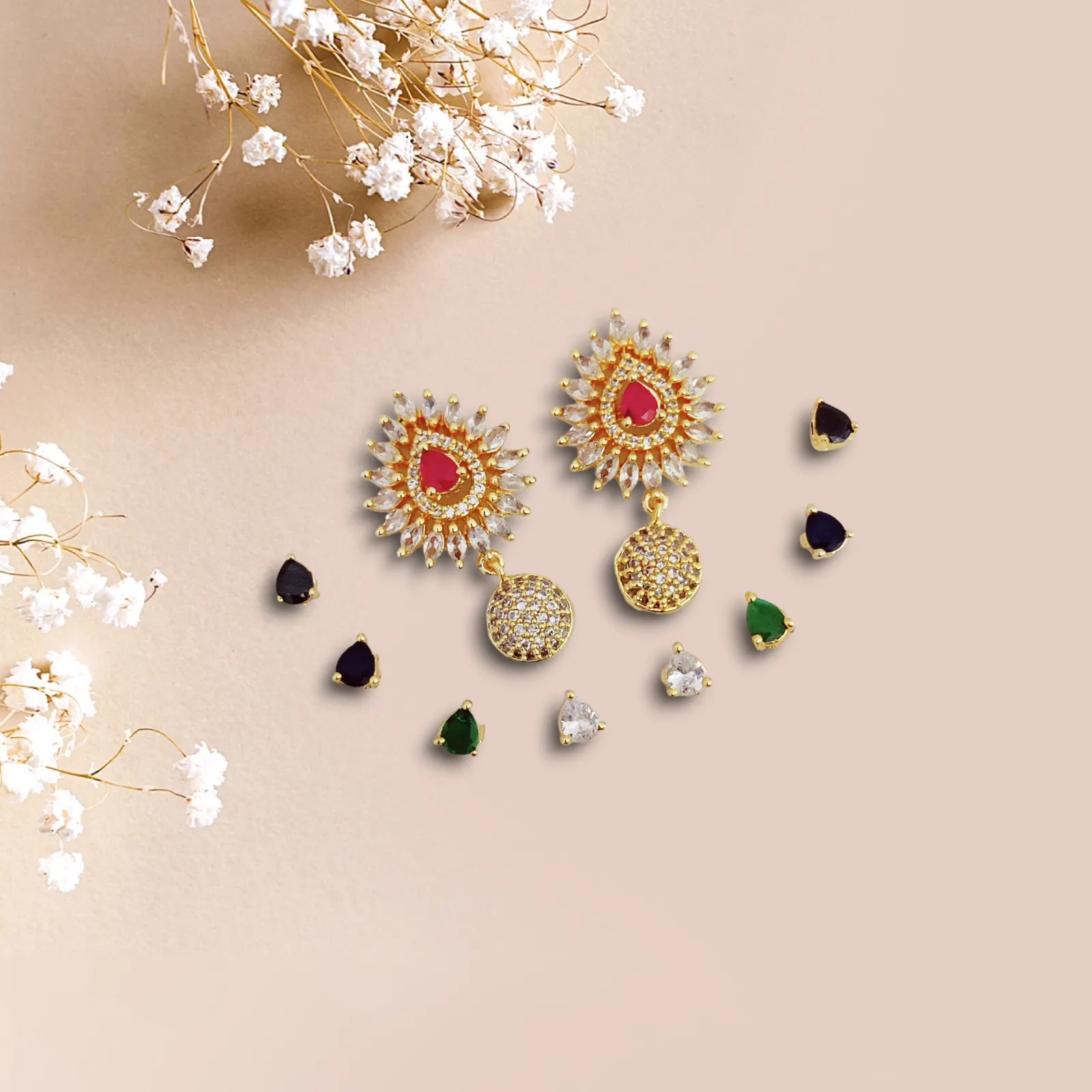 Opulent Multicolor Delight Earrings