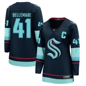 Pierre-Edouard Bellemare Seattle Kraken Fanatics Branded Women's Home Breakaway Jersey - Navy