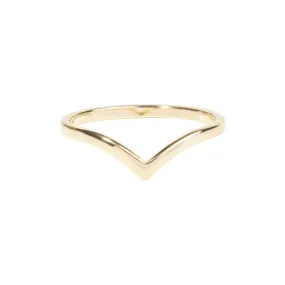 Plain V Shape Ring