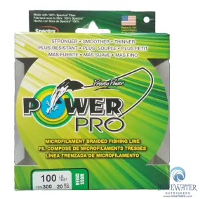 Power Pro Moss Green 100 lb 300 yds Braided Fishing Line