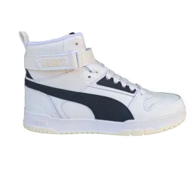 Puma men's sneakers shoe with lace and strap RBD Game 385839 01 white-black