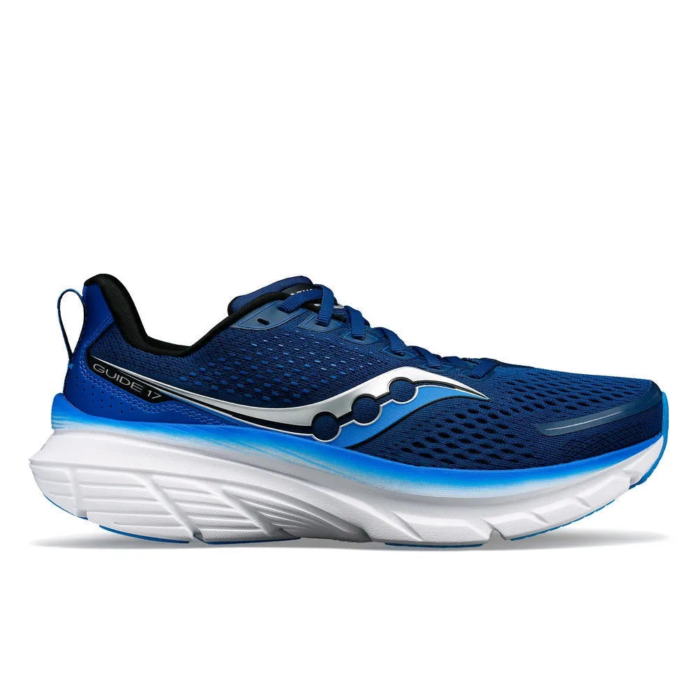 Saucony Guide 17 Wide (Mens) - Navy/Cobalt