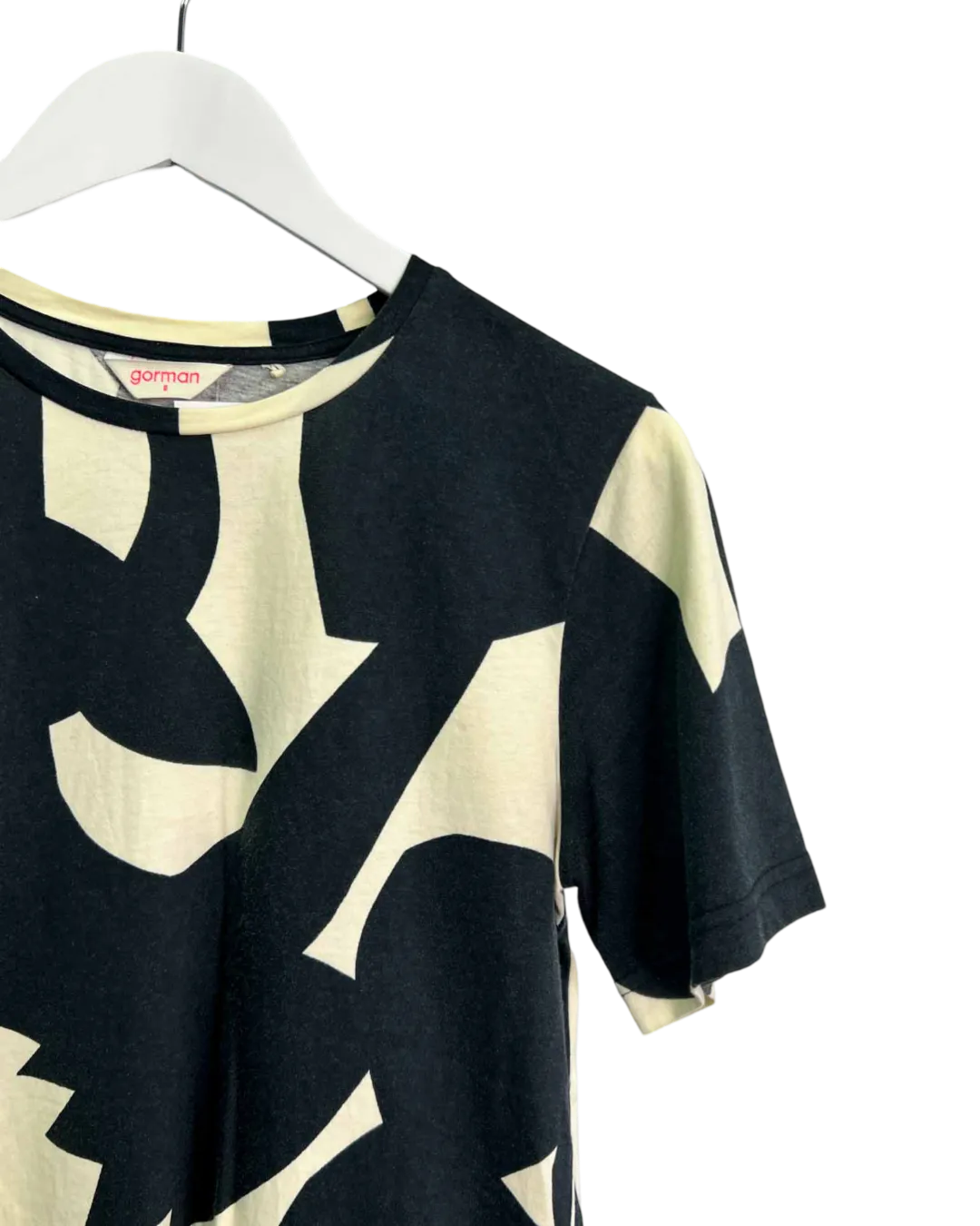 Size 8 - Gorman Black and White Abstract Print T-shirt