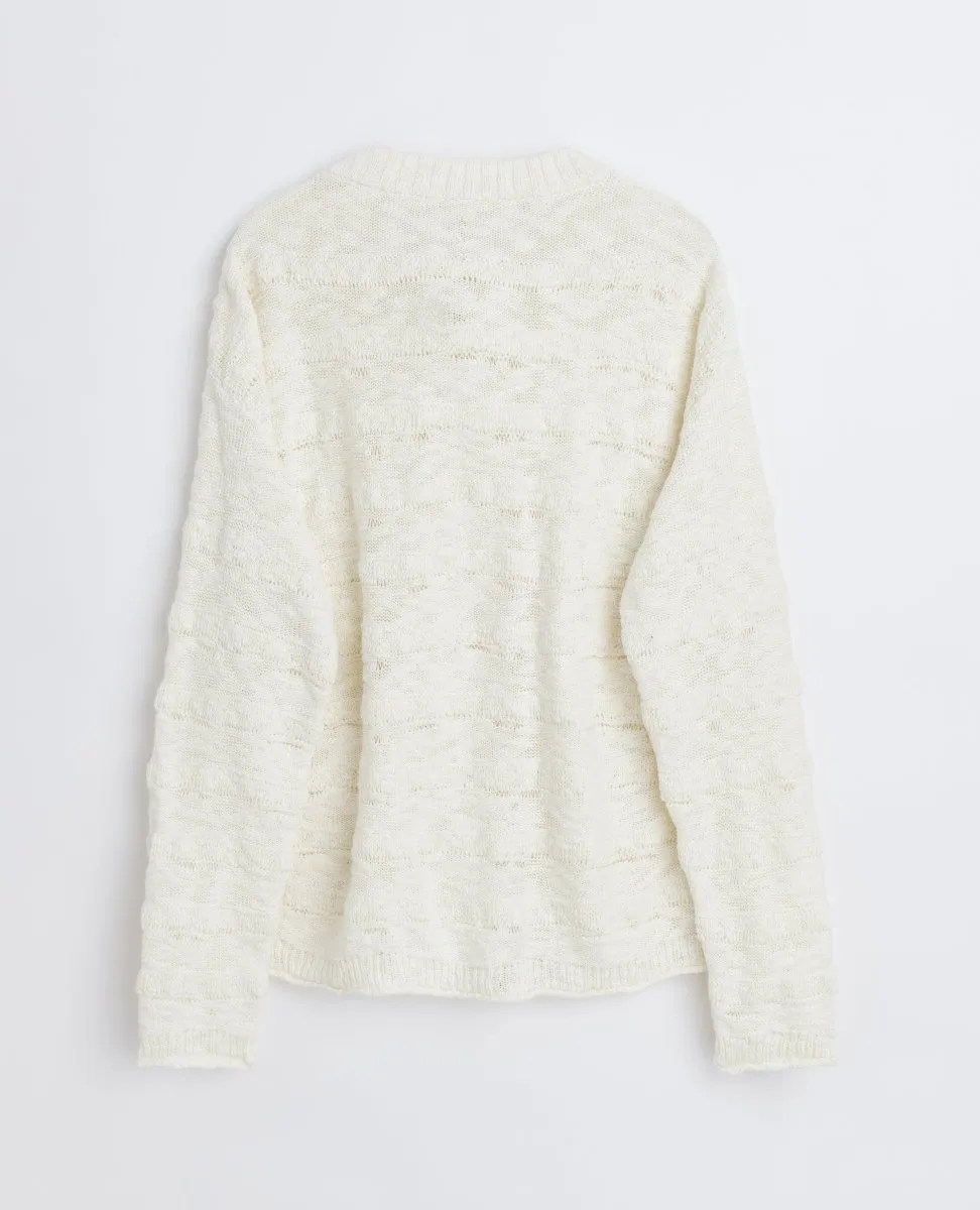 Sunflower REPAIR KNIT Off White SS24