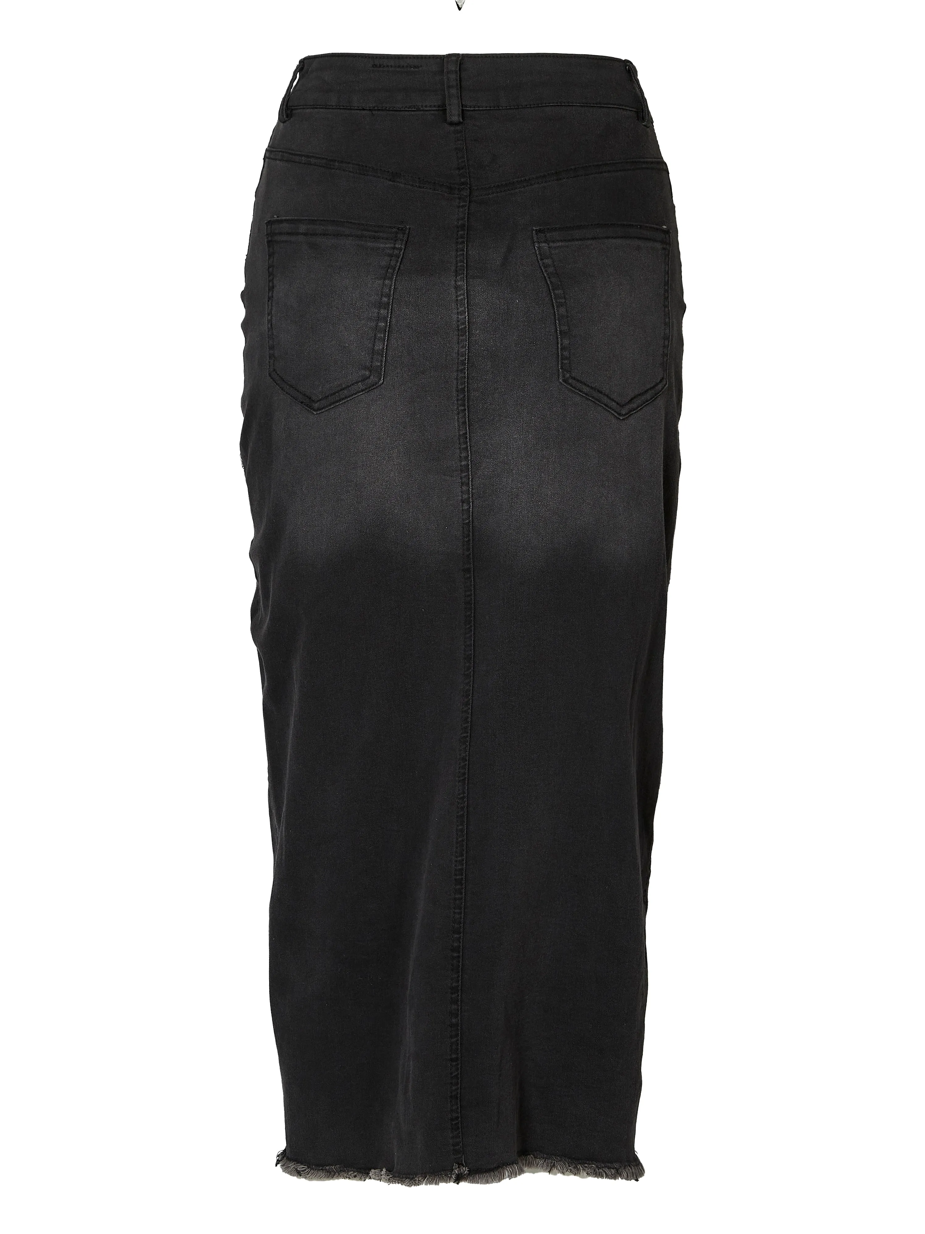 TAIA Jeansrock - Black Denim