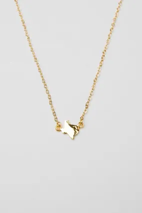 Texas Mini Necklace Gold