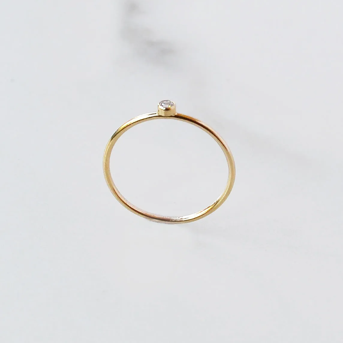 Tiny Stone Ring