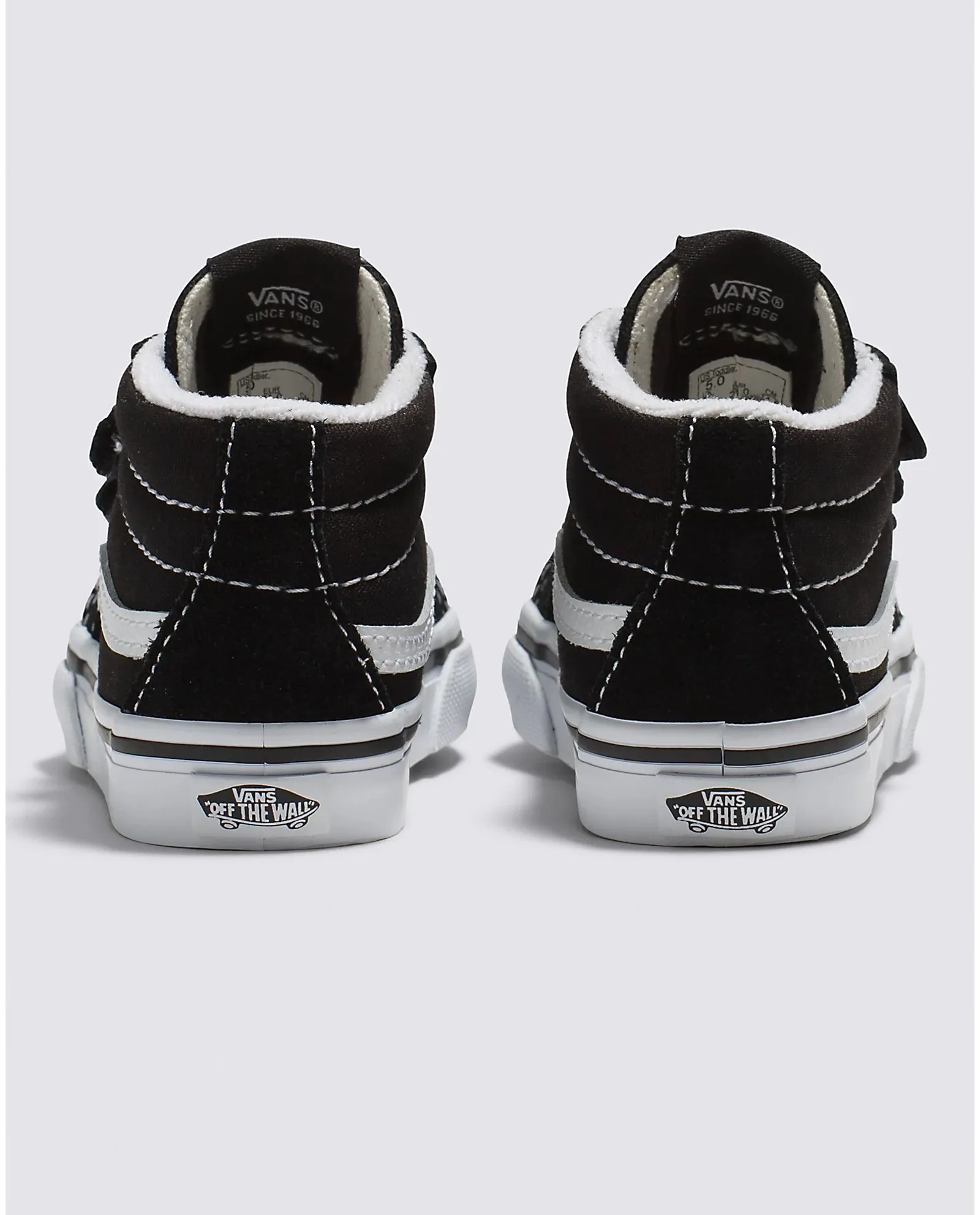 VANS Toddler SK8-Mid Reissue V Shoe (Black/True White)