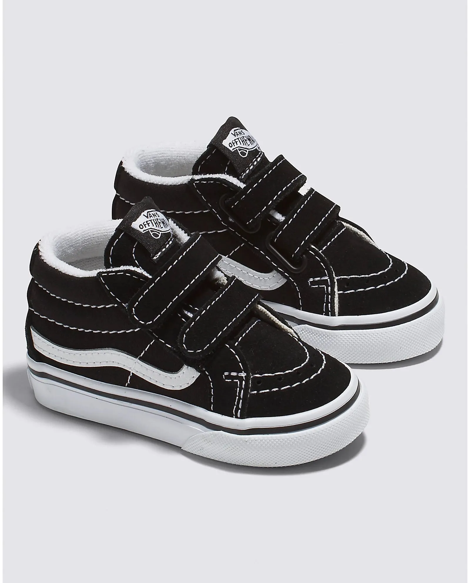 VANS Toddler SK8-Mid Reissue V Shoe (Black/True White)