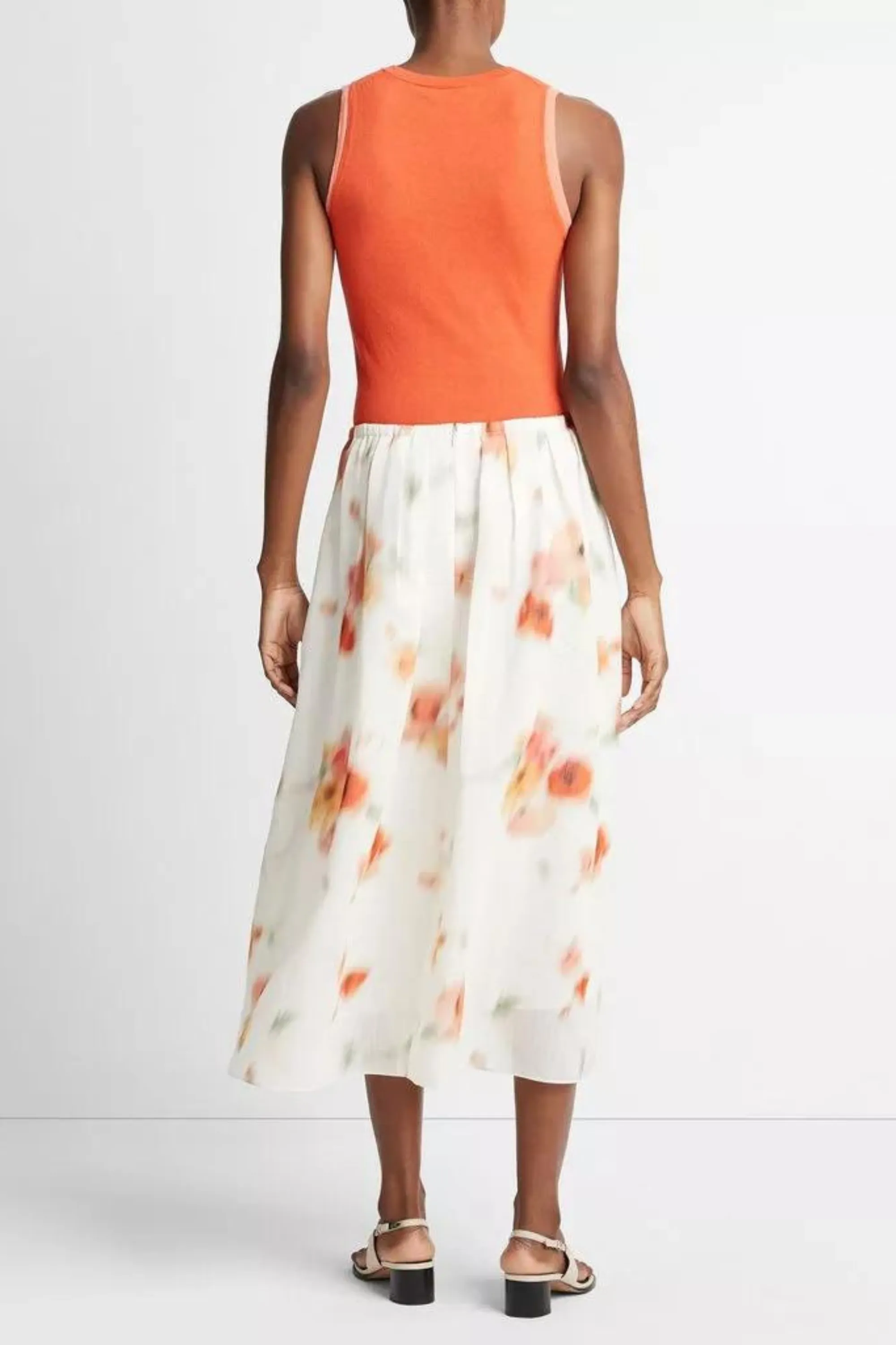 Vince Poppy Blur Skirt