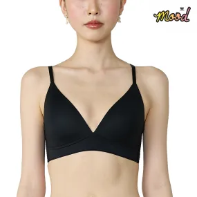 Wacoal Mood Smooth Bra ชุดชั้นในวัยรุ่น บราไร้ตะเข็บ รุ่น MM1X82 (เข้าคู่ MU3194) สีดำ (BL)