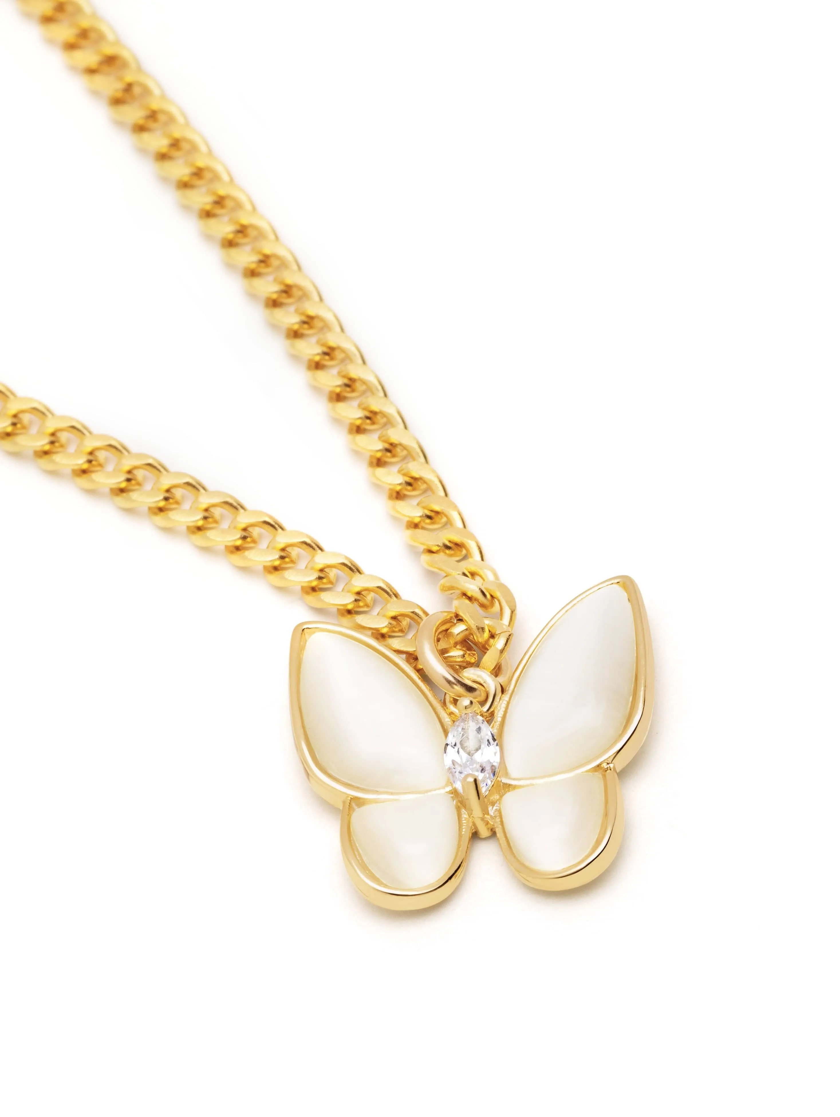 Women's Necklace with Statement Butterfly Pendant